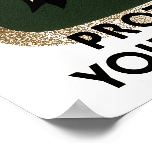 Bescherm uw parken poster (Hoek)