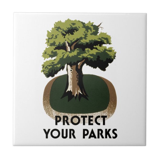 Bescherm uw parken tegeltje (Voorkant)
