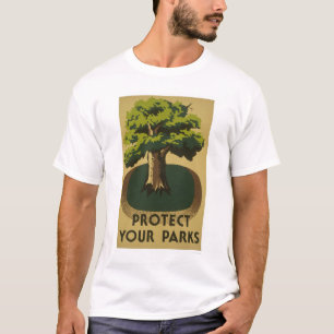 Bescherm Uw Parks 1938 WPA T-shirt