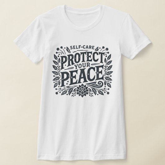 Bescherm uw Peace Slim Fit T-shirt voor vrouwen (Laagn)