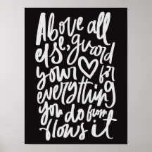 Bescherm uw Poster Bijbelscripts voor harten