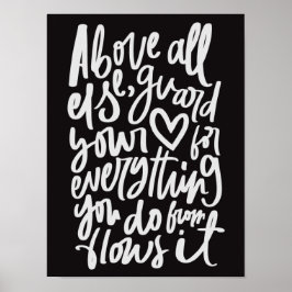 Bescherm uw Poster Bijbelscripts voor harten