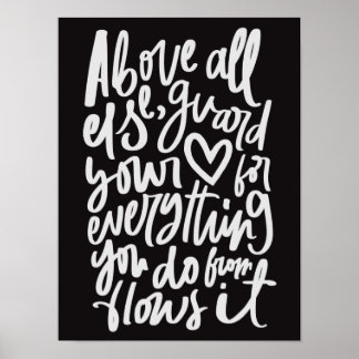 Bescherm uw Poster Bijbelscripts voor harten