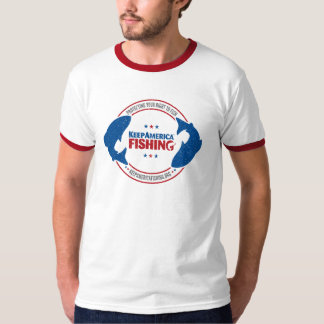 Bescherm uw recht om te vissen! t-shirt