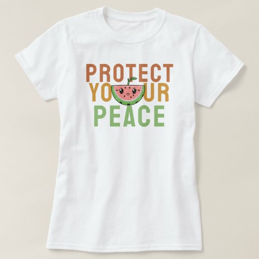 Bescherm uw rust t-shirt (Design voorkant)