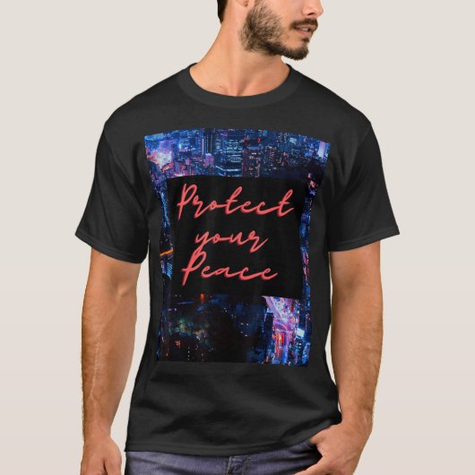 Bescherm uw vrede t-shirt (Voorkant)