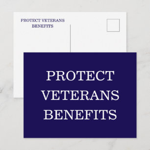 Bescherm Veteranen Voordelen Politiek  Briefkaart