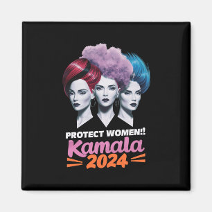 Bescherm Vrouwen Kamala 2024 Verkiezing 2024 Magneet