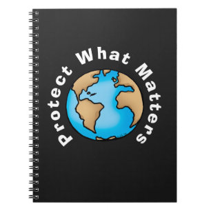 Bescherm Wat Ertoe Doet Eco Aarde Ontwerp Notitieboek