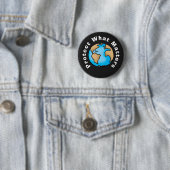Bescherm Wat Ertoe Doet Eco Aarde Ontwerp Ronde Button 5,7 Cm (In situ)