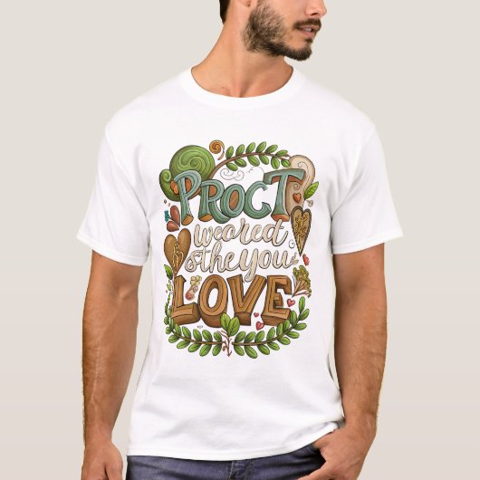 Bescherm wat je lief is.2 t-shirt (Voorkant)