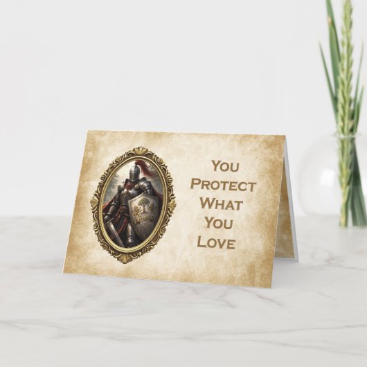 Bescherm wat je lief is kaart (Voorkant)