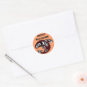 Bescherm wilde zalm sticker (Envelop)