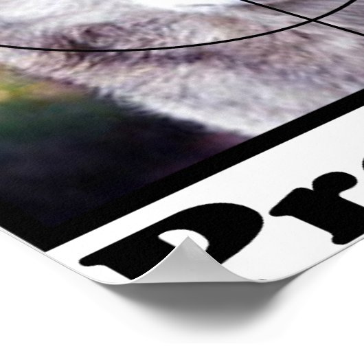 Bescherm ze - Wolf Poster (Hoek)