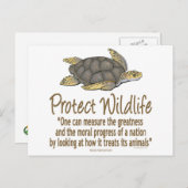 Bescherm Zeeen Briefkaart (Voorkant / Achterkant)