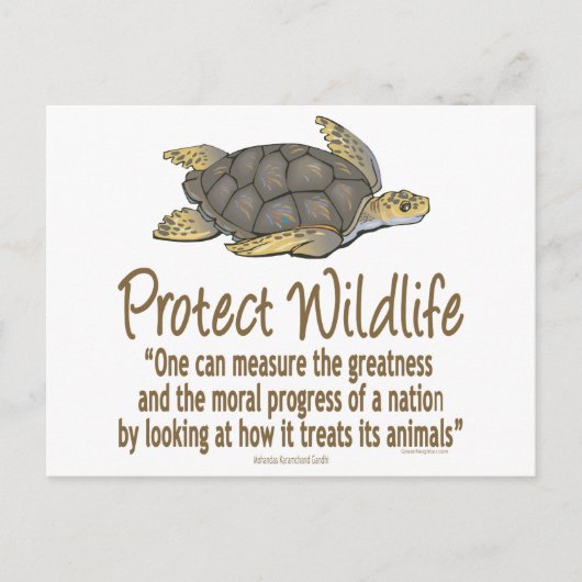 Bescherm Zeeen Briefkaart (Voorkant)