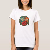 Beschermd Bold Floral  Inspirivity T-shirt (Voorkant)