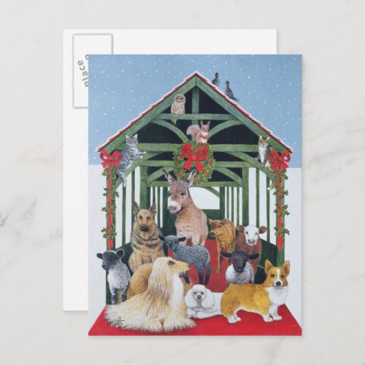 beschermd briefkaart (Voorkant / Achterkant)