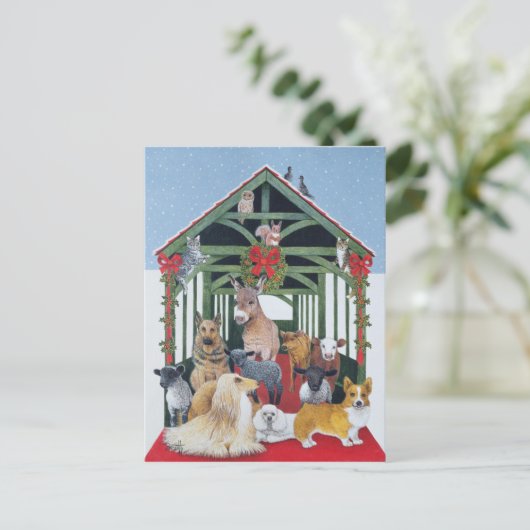 beschermd briefkaart (Staand voorkant)