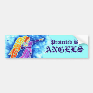 Beschermd door Angels Bumpersticker