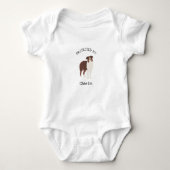 Beschermd door Australian Shepherd 2 Dog shirt (Voorkant)