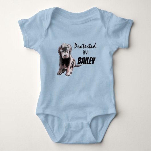 Beschermd door Bailey Blue Romper (Voorkant)
