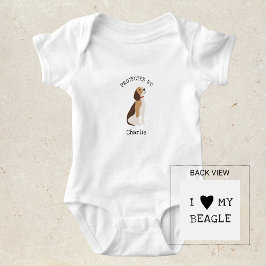 Beschermd door Beagle Dog shirt