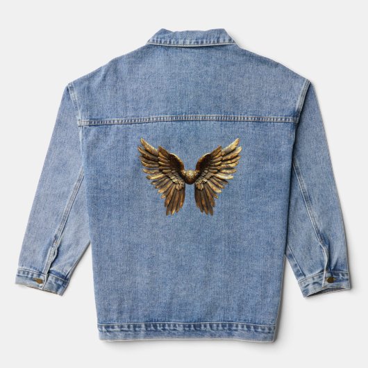 Beschermd door de engelen - Denim Jacket (Achterkant)