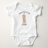 Beschermd door de gezinshond romper (Voorkant)