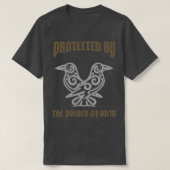 Beschermd door de macht van Odin Viking T-shirt (Design voorkant)