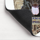 Beschermd door Duitse herder Muismat (Hoek)