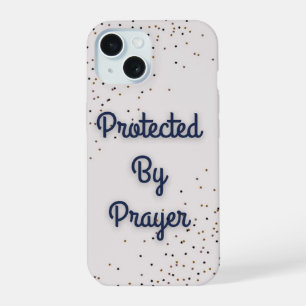 Beschermd door gebed IPhone 15 telefoonhoesje Case