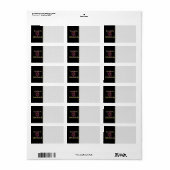 Beschermd door hekserij etiket (Full Sheet)