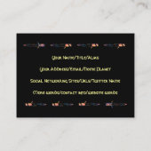 Beschermd door hekserij visitekaartje (Achterkant)