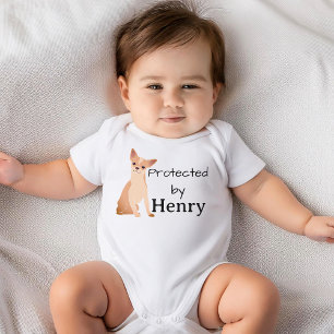 Beschermd door Henry (naam) Chihuahua Romper