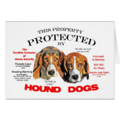 Beschermd door honden (Voorkant Horizontaal)