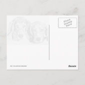 Beschermd door honden briefkaart (Achterkant)