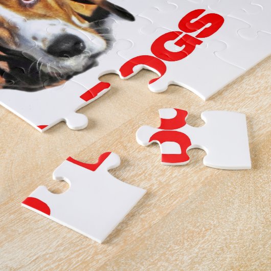 Beschermd door honden legpuzzel (Zijkant)