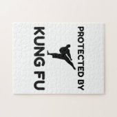 Beschermd door Kung Fu Legpuzzel (Horizontaal)