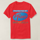 Beschermd door Pfizer Biontech T-shirt (Design voorkant)