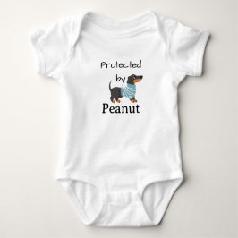 Beschermd door pinda (naam) Dachshund Romper