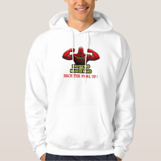 Beschermd door spierhoofd hoodie