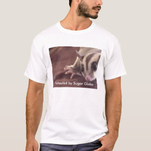 Beschermd door suikerglider, WAARSCHUWING T-shirt