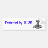 Beschermd door Thor Bumpersticker (Voorkant)