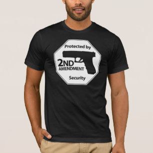 Beschermd door tweede amendement t-shirt