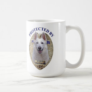 Beschermd door White Shepherd Koffiemok
