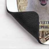 Beschermd door White Shepherd Muismat (Hoek)