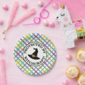 BESCHERMD DOOR WITCHCRAFT! PAPIEREN BORDJE (Feest)