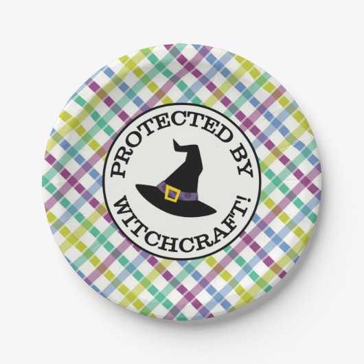 BESCHERMD DOOR WITCHCRAFT! PAPIEREN BORDJE (Voorkant)