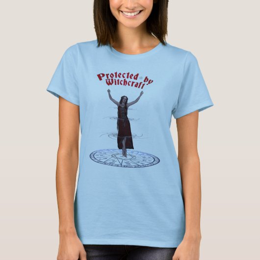 Beschermd door Witchcraft T-shirt (Voorkant)